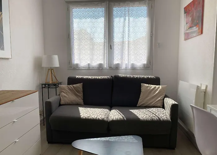 T2 Au Coeur Du Village Avec Garage, Balcon Ensoleille Et Wifi A Balaruc-les-bains. - Fr-1-553-183 شقة *