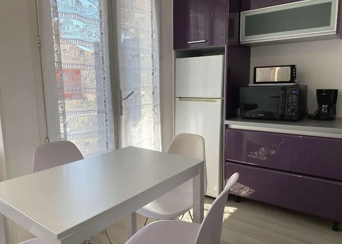 T2 Au Coeur Du Village Avec Garage, Balcon Ensoleille Et Wifi A Balaruc-les-bains. - Fr-1-553-183 شقة